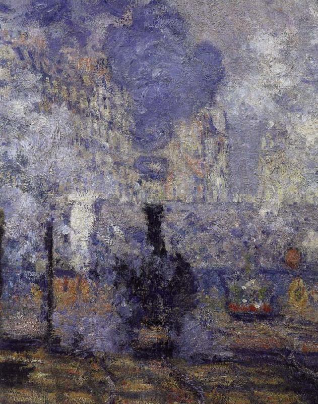 Claude Monet anglok, gare saint lazare china oil painting image